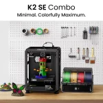 Creality SE Combo: A 3D nyomtatás új távlatai otthon és stúdióban