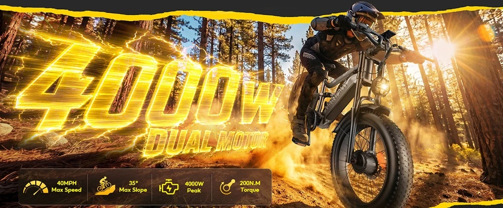 HIKNIGHT H6 PRO kétmotoros kerékpár: Erő és hatótáv kompromisszumok nélkül a kinadroidon