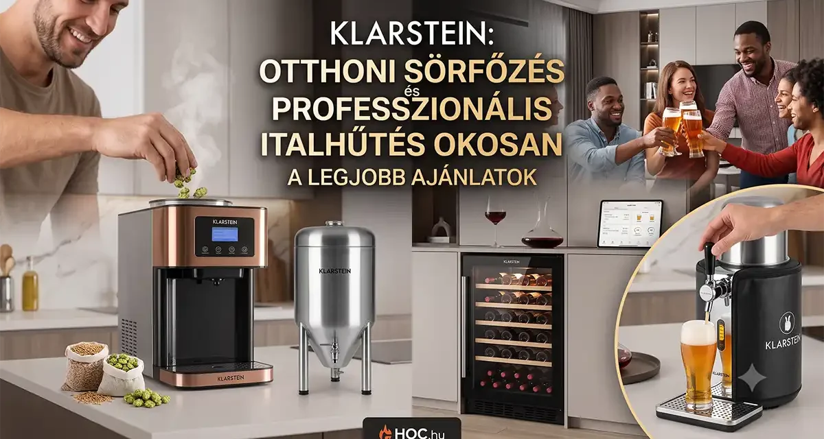 Klarstein okos otthoni sörfőzés és italhűtés a kinadroidon
