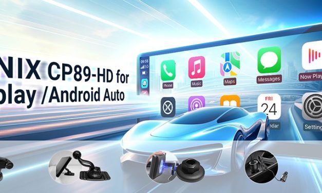 MINIX CP89-HD: Vezeték nélküli CarPlay/Android Auto kijelző 60FPS-sel
