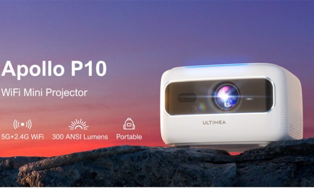 Ultimea Apollo P10 hordozható projektor Gyors beállítás minimális gond