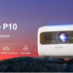 Ultimea Apollo P10: Hordozható projektor 300 ANSI fényerővel és okos funkciókkal