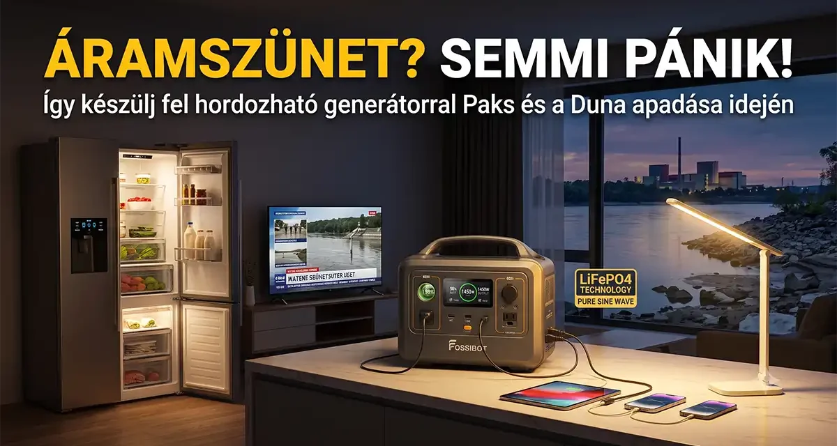 Milyen hordozható áramforrást válassz áramszünet esetére?