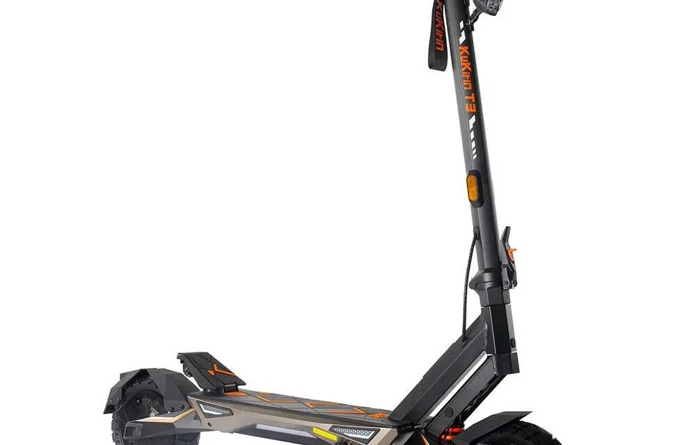 Kukirin T3 elektromos roller: 15,6Ah akkuval és 800W motorral 58 km hatótávval – Érdemes megvenni?