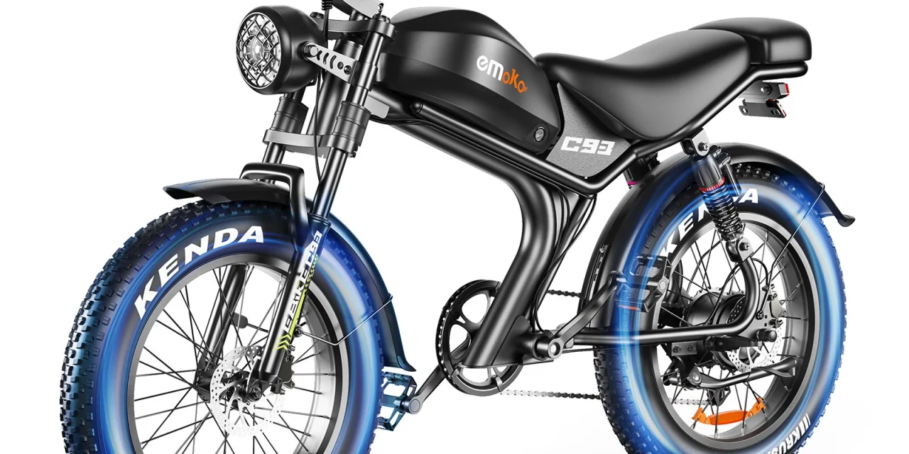 EU-kompatibilis Emoko C93 e-bike: 1000W, 20Ah, 125 km hatótávolság