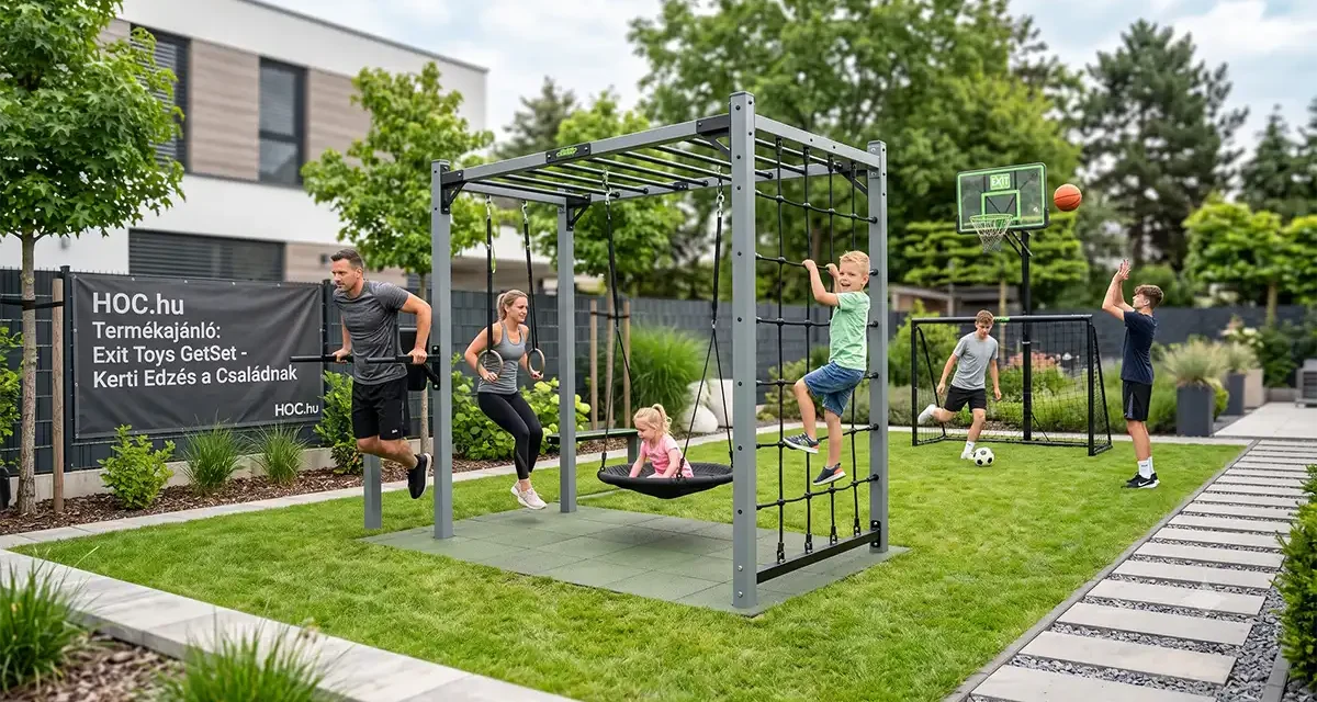 Exit Toys GetSet kültéri fitneszközpontok: edzőterem az egész családnak