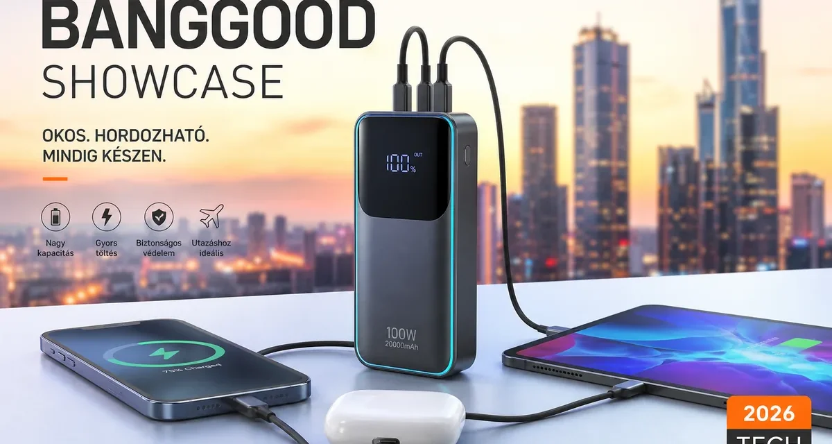 Power Bank 2026: Hordozható töltő okoseszközökhöz