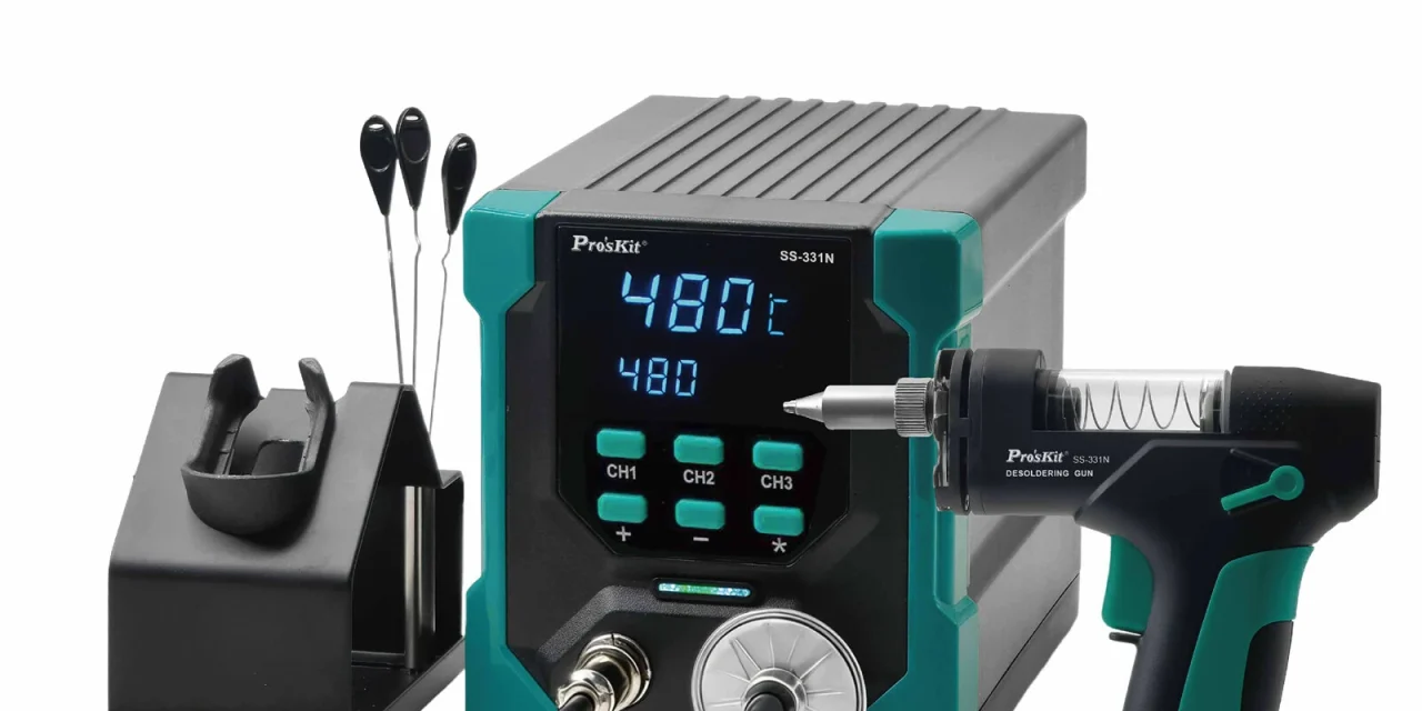Megéri a Pro sKit SS 331NH kiforrasztó állomás a 160W os precíziós szívással?