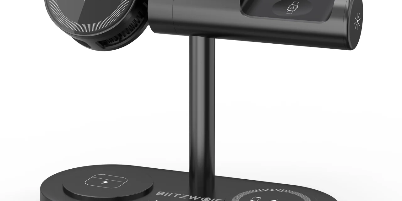 Rendet tesz az asztalon a Blitzwolf BW iw39 7 az 1 ben 25W os vezeték nélküli töltő