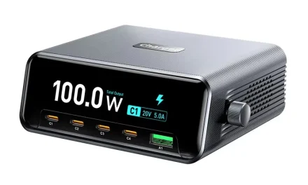 WLX 60D 265W GaN Tech 5 portos USB PD töltő okos kijelzővel a kinadroidon