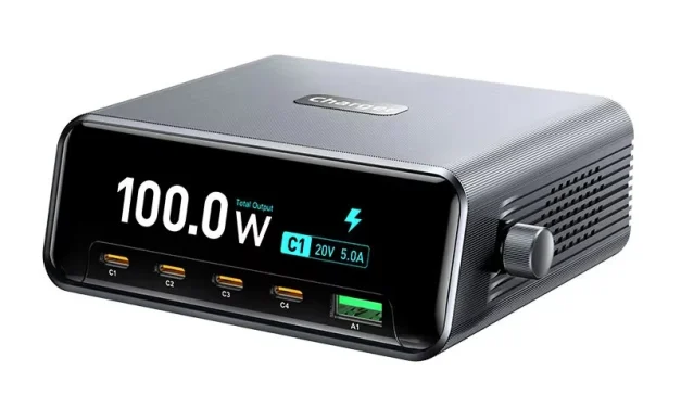 WLX 60D 265W GaN Tech 5 portos USB PD töltő okos kijelzővel a kinadroidon