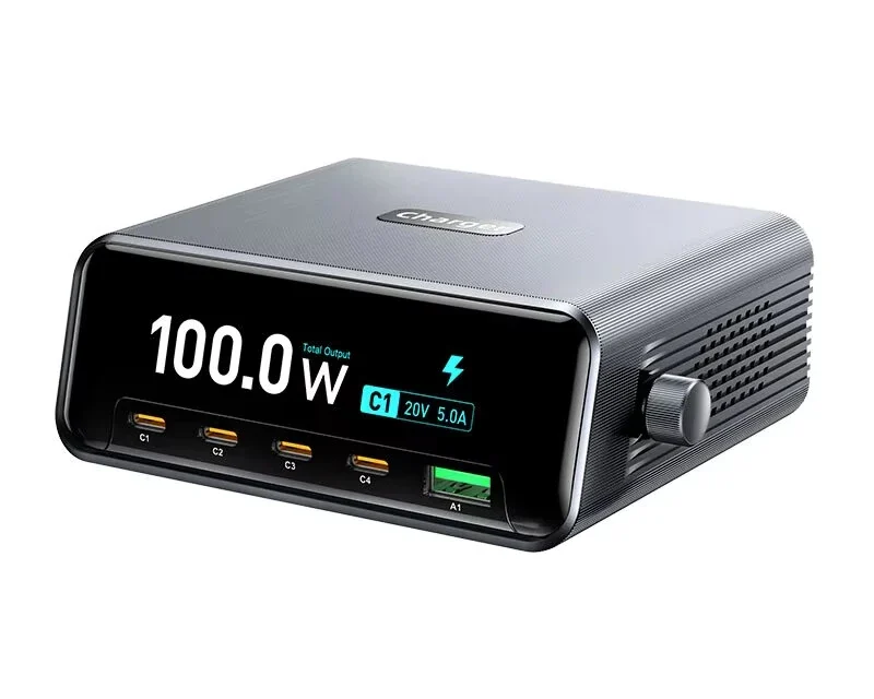 WLX 60D 265W GaN Tech 5 portos USB PD töltő okos kijelzővel a kinadroidon