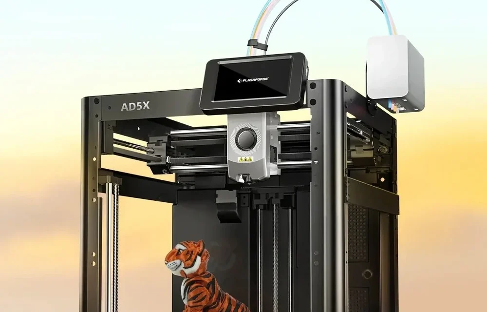 Flashforge AD5X 3D nyomtató Többszínű nyomtatás és sebesség vizsgálata