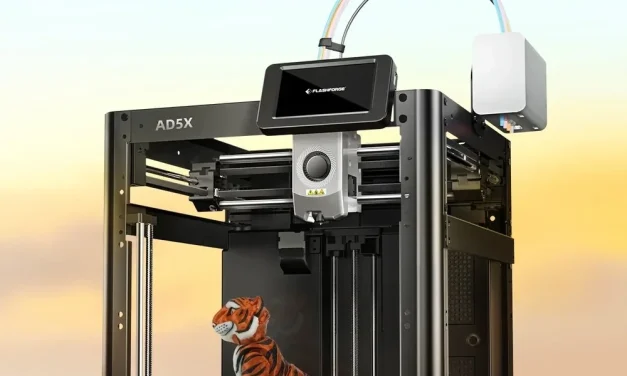 Flashforge AD5X 3D nyomtató Többszínű nyomtatás és sebesség vizsgálata