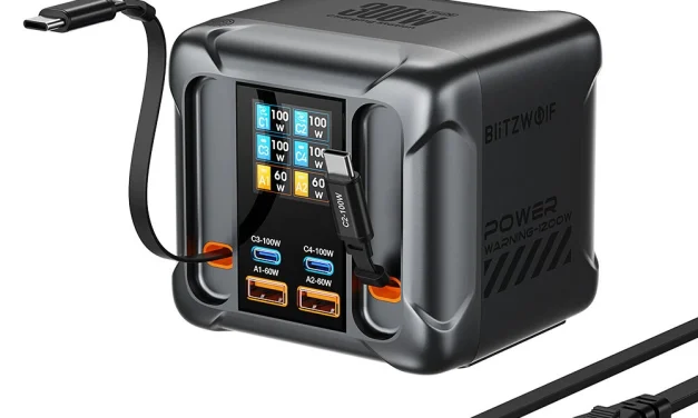 Megéri az árát a Blitzwolf BW S35 300W GaN töltő hat porttal és digitális kijelzővel?