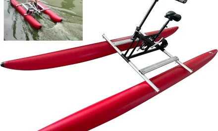 Spatium felfújható vízi kerékpár a jövő vízisportja tavakra és strandokra