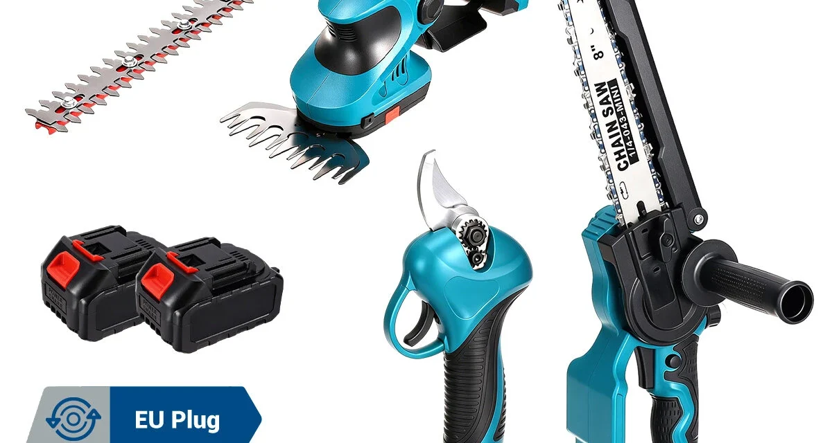 A Drillpro 4 az 1 ben kerti szerszámkészlet jövője szénkefe nélküli motorral