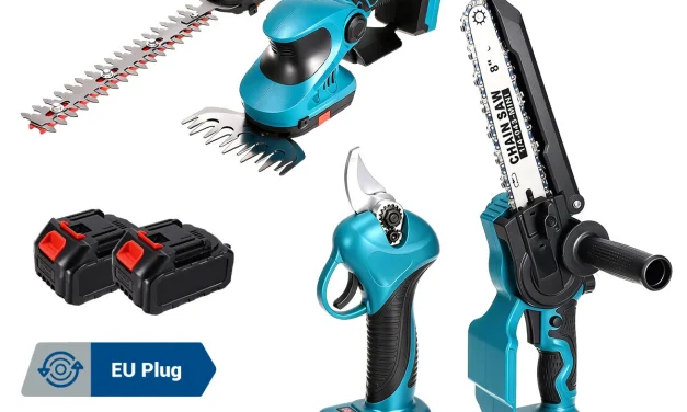 A Drillpro 4 az 1 ben kerti szerszámkészlet jövője szénkefe nélküli motorral