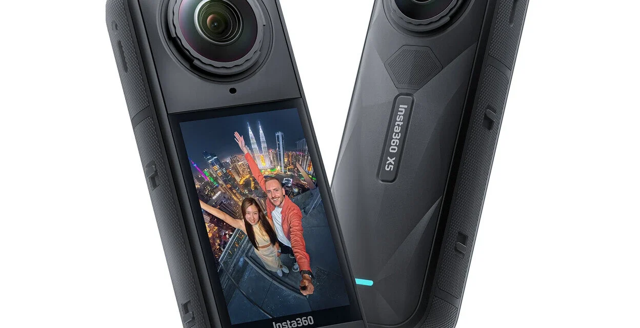 Insta360 X5 360 8K akciókamera Jövőbe mutató felvételek három AI chippel