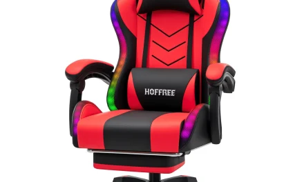 HOFFREE RGB gamer szék hangszórókkal és masszázsfunkcióval a kinadroidon