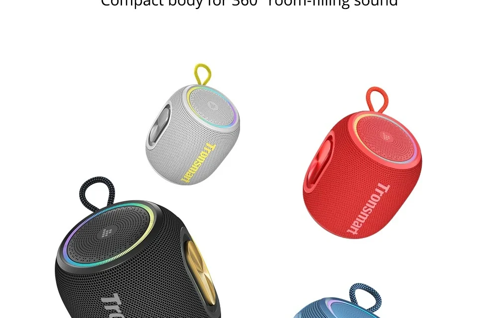 Tronsmart T8 Mini 360 fokos hangzás és 20 órás üzemidő IPX7 védelemmel