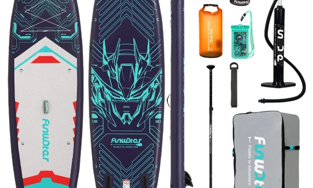 FunWater SUP 350 90 15CM Hosszabb és szélesebb eveződeszka 200 kg teherbírással a kinadroidon