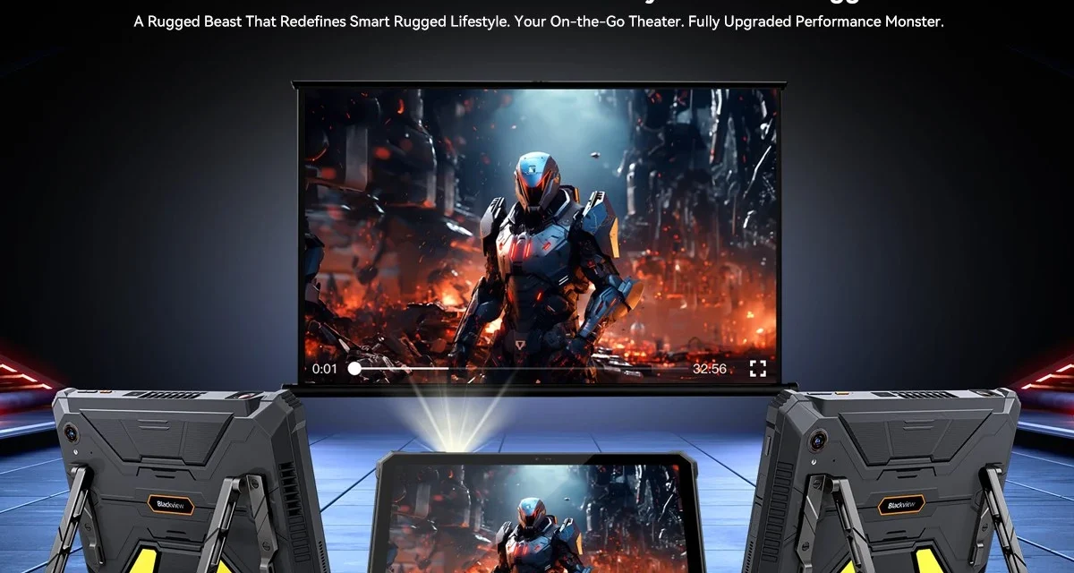Blackview Active 12 Pro A strapabíró projektoros tablet ami mindent kibír áttekintés