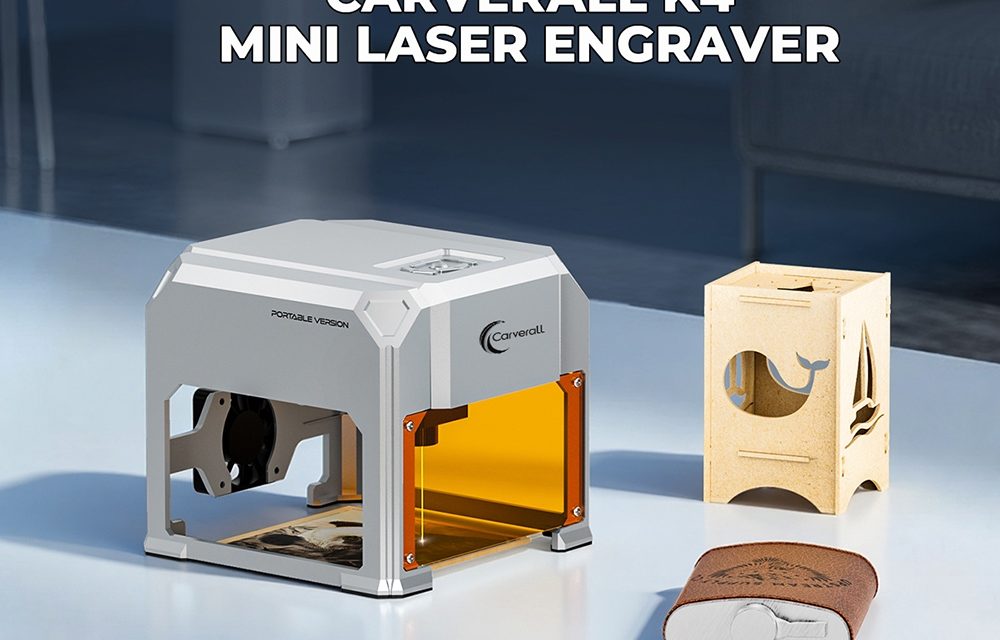 Carverall K4 3W mini lézergravírozó 0 05 mm es pontossággal a precíz alkotásokért