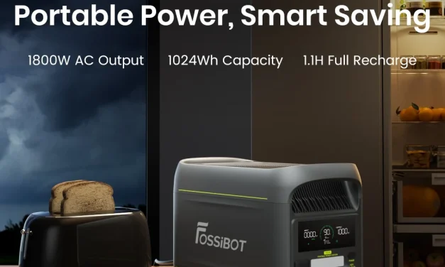 FOSSiBOT F1800 power station Megbízható energiatároló a mindennapokra