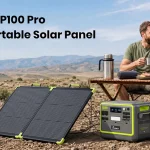 FOSSiBOT SP100 Pro bifaciális hordozható napelem energiaforrás bárhol bármikor
