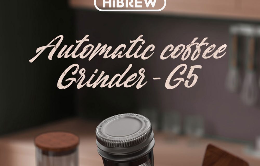 HiBREW G5 kávédaráló 48 mm es kúpos őrlővel 36 fokozat a tökéletes kávézáshoz