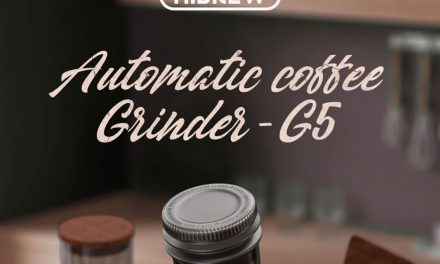 HiBREW G5 elektromos kávédaráló friss őrlemény minimális macera