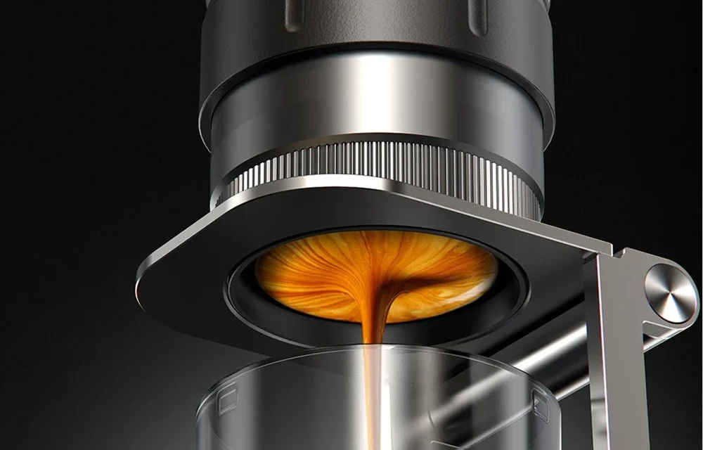 HiBREW H4C Ultra hordozható eszpresszófőző vezeték nélküli fűtéssel és precíziós kávéval