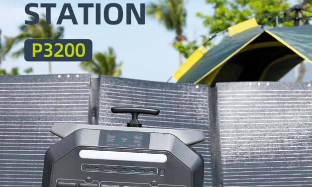 IEETek P3200 3200W tiszta szinuszhullámú hordozható erőmű 2048Wh LiFePO4 akkuval
