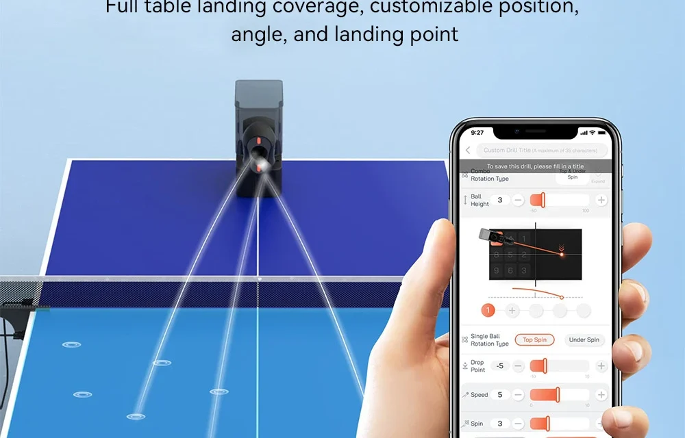 PONGBOT Nova S Pro A pingpong robot ami otthoni edződ lesz