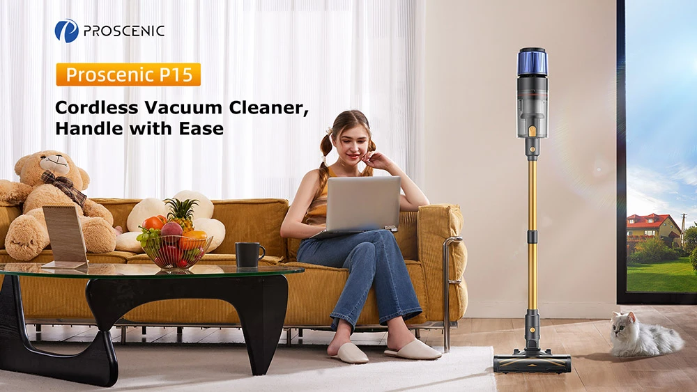 Proscenic P15 50kPa szívóerő és 70 perc üzemidő a modern otthonokba