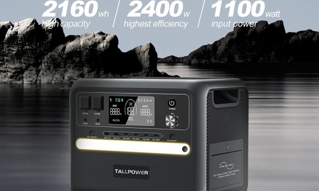 5 ok amiért a TALLPOWER V2400 hordozható erőmű a te napelemes generátorod is lehet