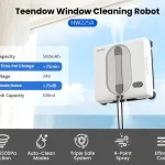 Teendow HW225A robot ablaktisztító 5500Pa szívóerővel és dupla vízsugárral