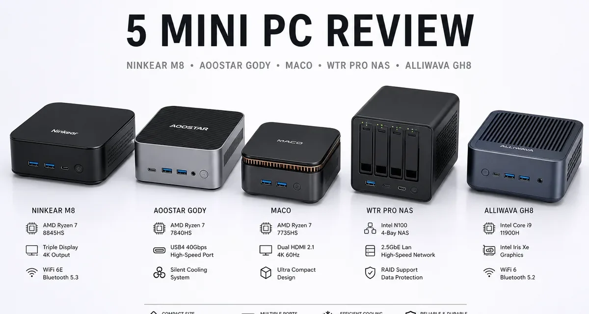A legjobb mini PC k 2026 ban Top 5 ajánlat