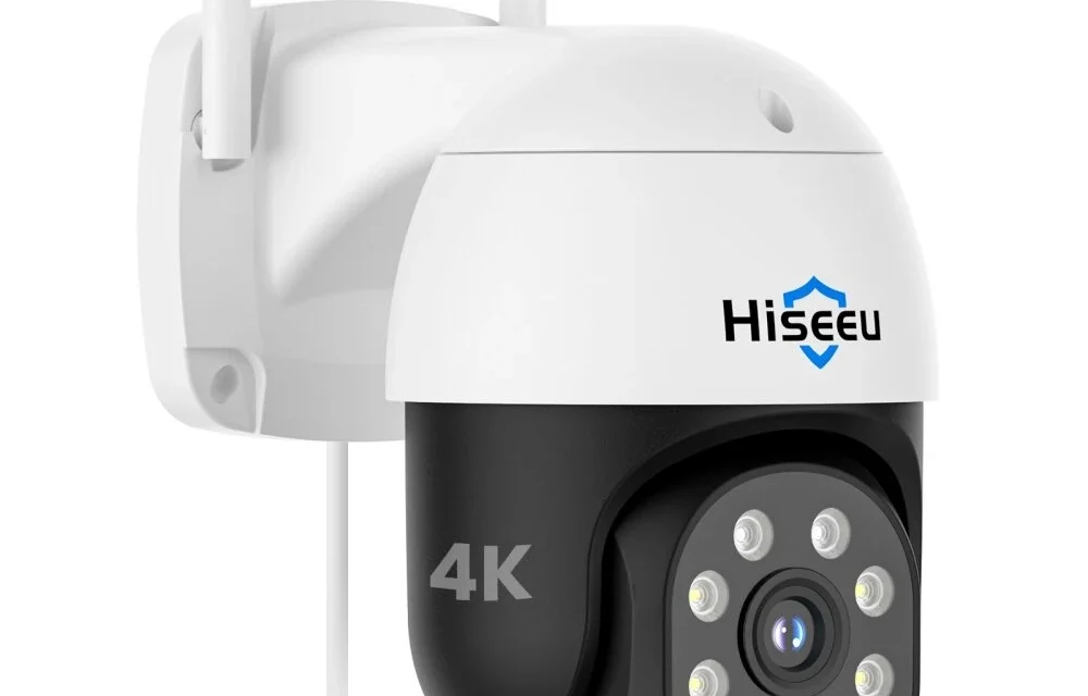 Hiseeu WHD308B 4K 8MP PTZ kamera okos otthonvédelem éjjel nappal