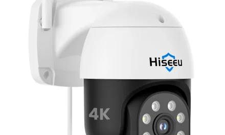 Hiseeu WHD308B 4K 8MP PTZ kamera okos otthonvédelem éjjel nappal