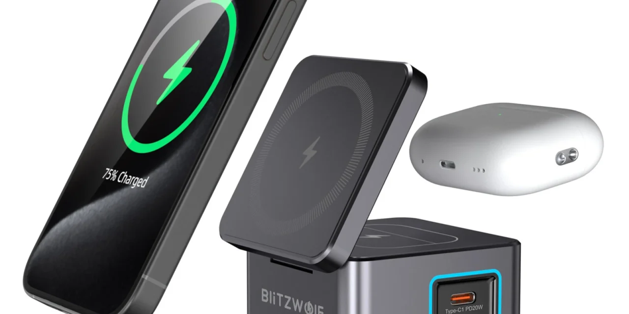 Blitzwolf BW i113 Max 105W asztali töltőállomás a kinadroidon