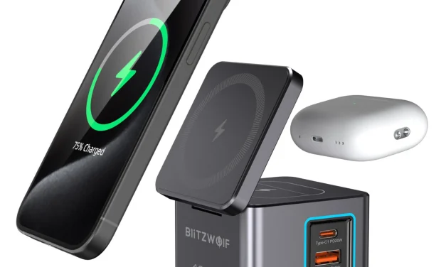 Blitzwolf BW i113 Max 105W asztali töltőállomás a kinadroidon