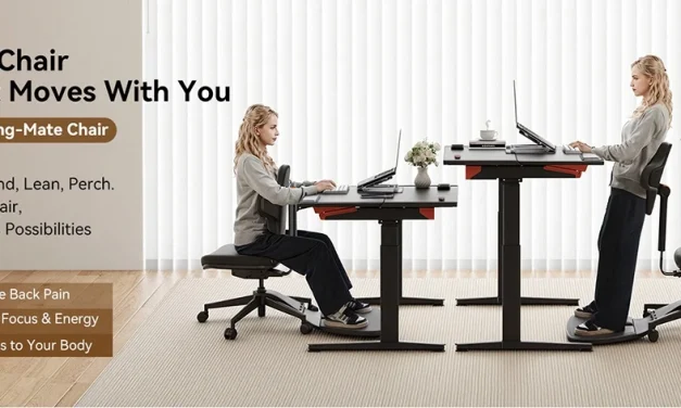 NEWTRAL MT M Standing Mate 5 az 1 ben ergonomikus állóasztal szék