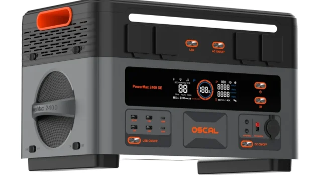 Blackview OSCAL PowerMax 2400 SE PM2400SE napelemes generátor – Energiabiztonság otthonra