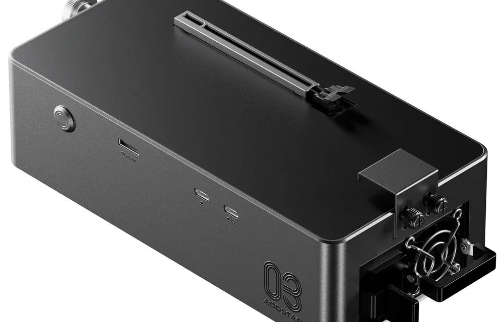 AOOSTAR AG03 EGPU dokk: 800W tápegység, OCuLink és Thunderbolt 5, 140W PD
