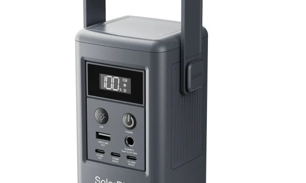 SolarPlay Q100 100W 92.5Wh hordozható energia állomás A jövő mobil energiája attekintes