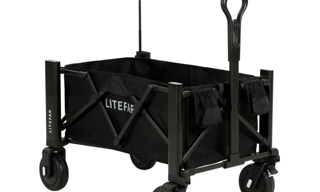 LITEFAR Elektromos kocsi Smart Folding Wagon 500W os 150L es 12km hatótáv – Megéri? röviden