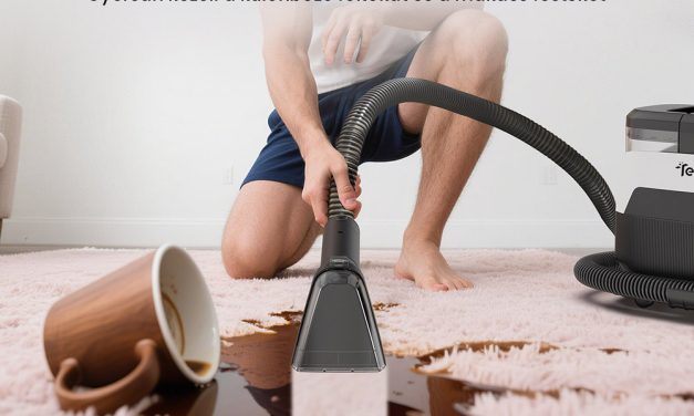 Teendow C6 MAX 3 az 1-ben kárpit- és szőnyegtisztító: 1650W gőz, 12000 Pa szívóerő