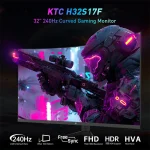KTC H32S17F 32 Curved Gaming Monitor: 240Hz, 1500R, FHD – A játékosok álma?